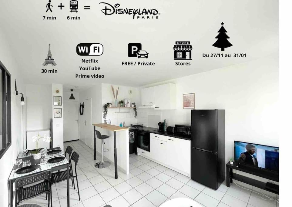 Mickey'S House - Apartments 4 Persons - 10 Min Disneyland Paris Bussy-Saint-Georges Buitenkant foto